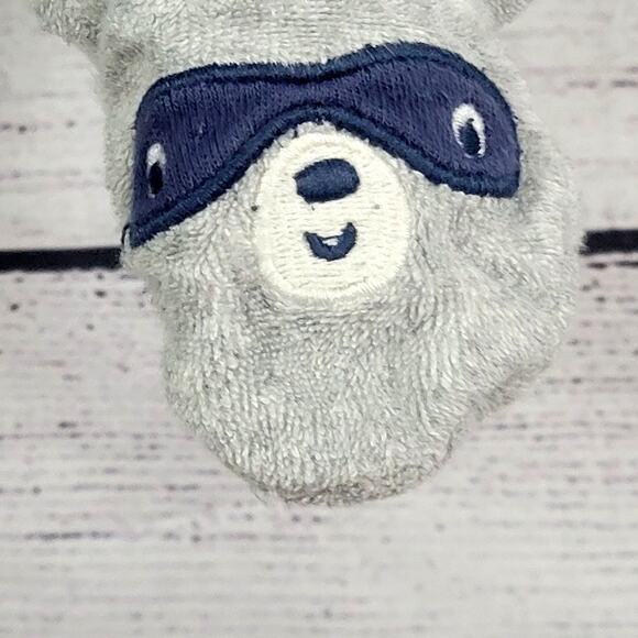 Carter’s Boy Striped Raccoon Zip Terry Footed Sleep & Play One-Piece 9 month - Picture 7 of 8